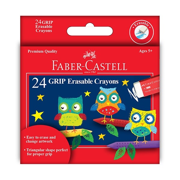 Faber-Castell GRIP Erasable Crayons